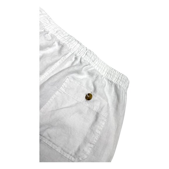 COTTON ON 100% Linen Lightweight Breathable Summer Boating Pants Mens Large - Picture 6 of 7